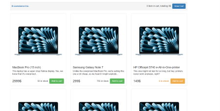 Vue E-commerce Practice