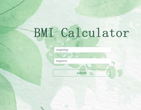 EXPRESS DEPLOYTED BMI CALCULATOR