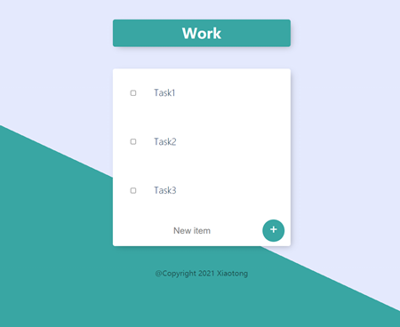 MONGOOSE TO DO LIST APP