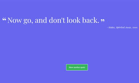 A RANDOM QUOTE GENERATOR